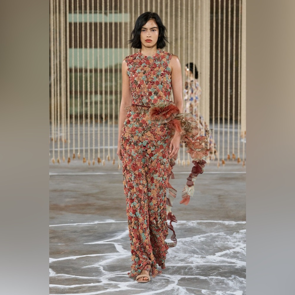 ❤️SOLD❤️NWT $2,150 ULLA JOHNSON Ramona Mariposa Ruched Backless Dress